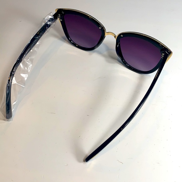 Cat Eye Sunglasses Smoke Black Sunnies - Picture 8 of 9